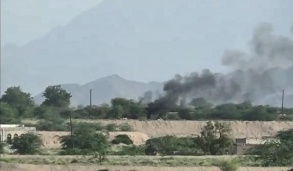  :  فيديو.. انفجار مخزن أسلحة للمليشيات الحوثية في شمال حيس 