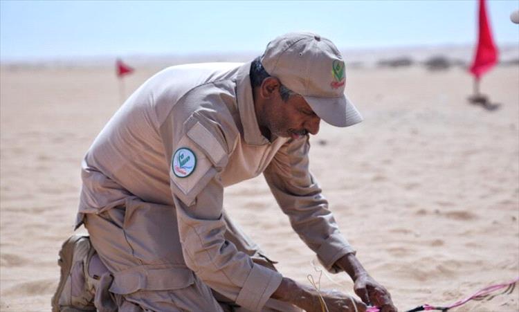مسام يعلن نزع أكثر من ألفي لغم وذخيرة في اليمن
