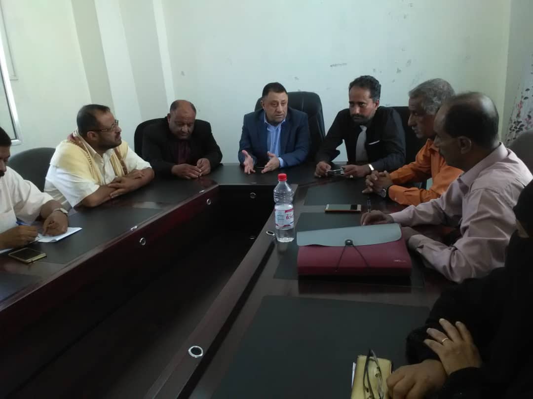  : اجتماع برئاسة الأمين العام لمحلي أبين لمناقشة الأوضاع التعليمية بمدارس خنفر