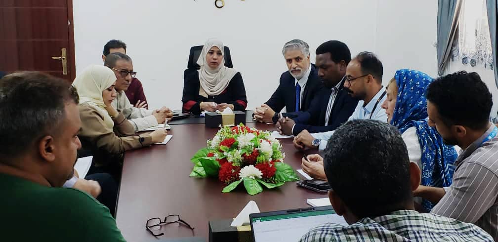 رئيس الجهاز المركزي للإحصاء تبحث مع صندوق الأمم المتحدة للسكان والأوتشا تعزيز التعاون  المشترك