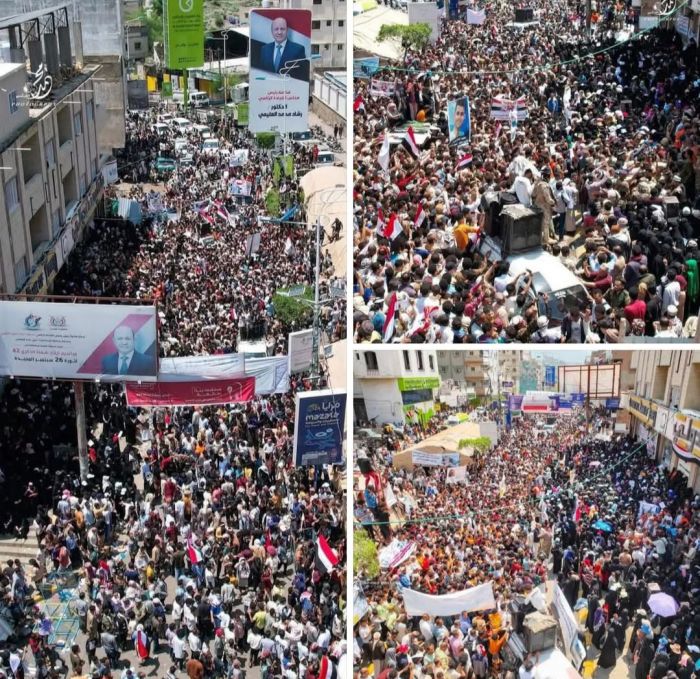 ناشطون : مسيرة تعز بمثابة جرس إنذار لإقالة الفاسدين والمتورطين بالانفلات الأمني
