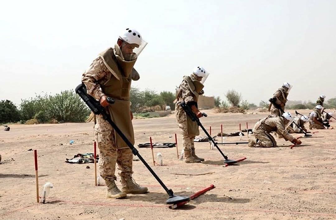 مسام يعلن عن نزع 3699 لغم وذخيرة في اليمن منذ بداية الشهر الجاري