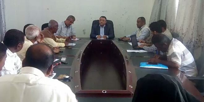  : مناقشة آلية تنفيذ مشروع المكون السمكي في أبين