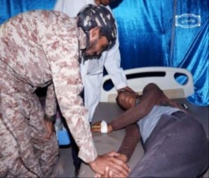  : التحالف يقدم ادوات ومعدات طبية لمستشفى حجر الميداني بالضـالع