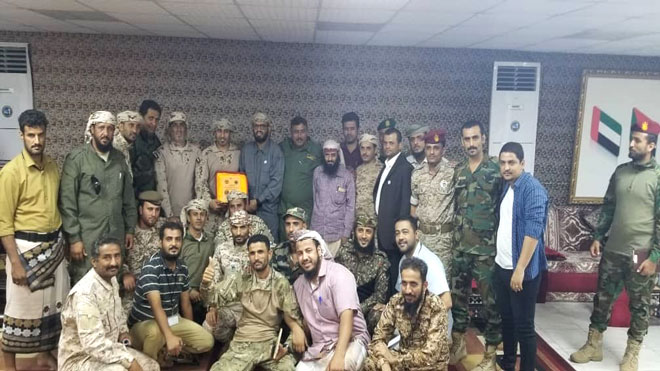  : قيادات الساحل الغربي والعمالقة تودع القوات الإماراتية بعدن