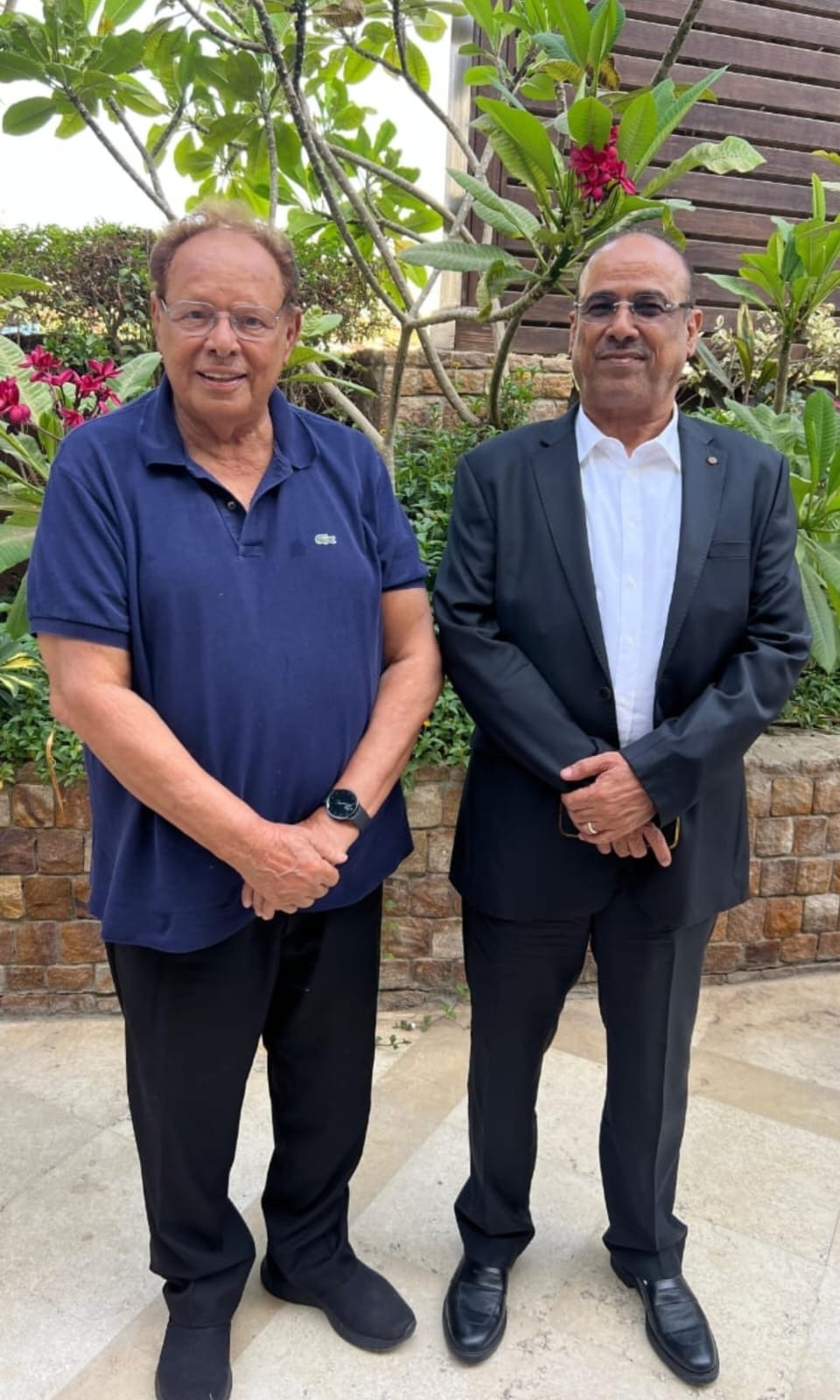 الرئيس علي ناصر محمد  يلتقي "الميسري" نائب رئيس الوزراء ووزير الداخلية السابق